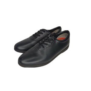 Dinkles Black Matte Leather Lace Up Marching Band Shoes Mens Size 13